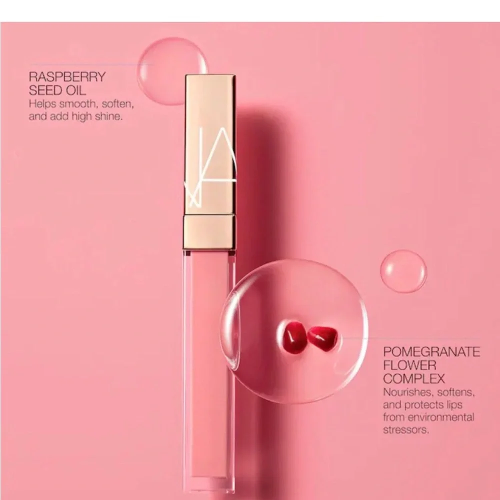 NEW NARS Afterglow Lip Shine Gloss in Nympho